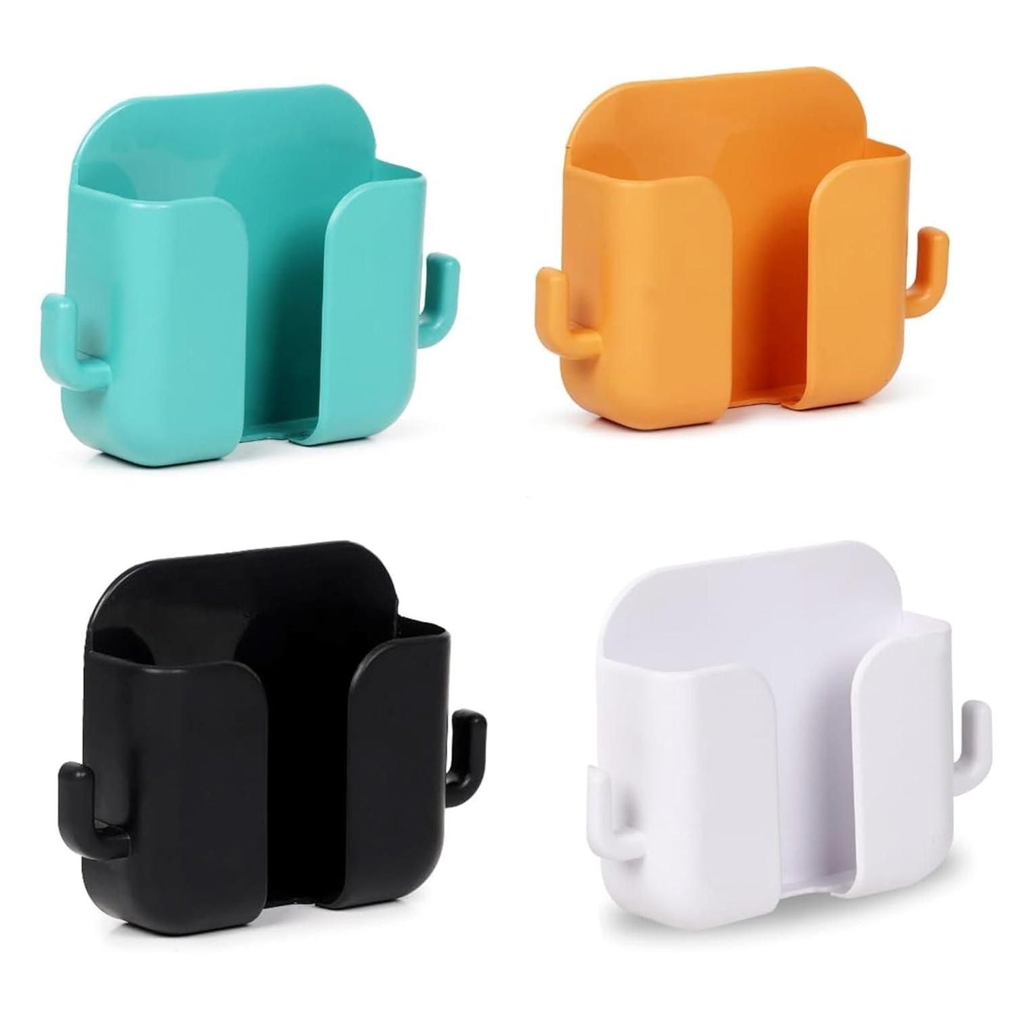 Wall-Mounted Phone Holder – Adhesive, sleek, hands-free; 4 or 8 pack