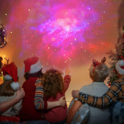 Astronaut Galaxy Projector – 360° magnetic head rotation, remote controlled, projects stunning galaxy lights.